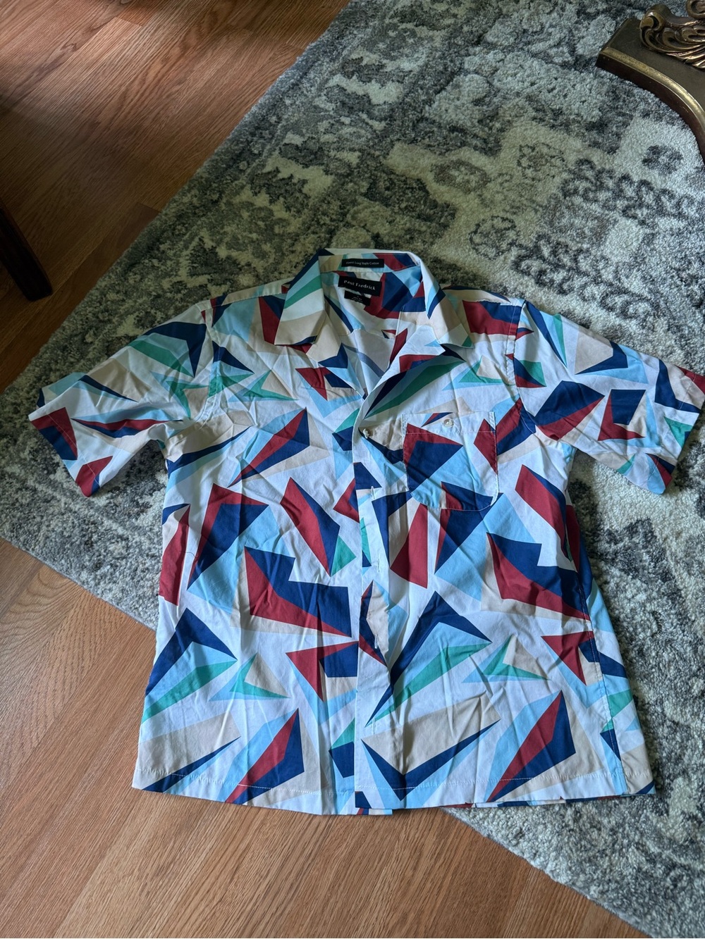 Never Worn Paul Fredrick Short Sleeve Button Up 💙